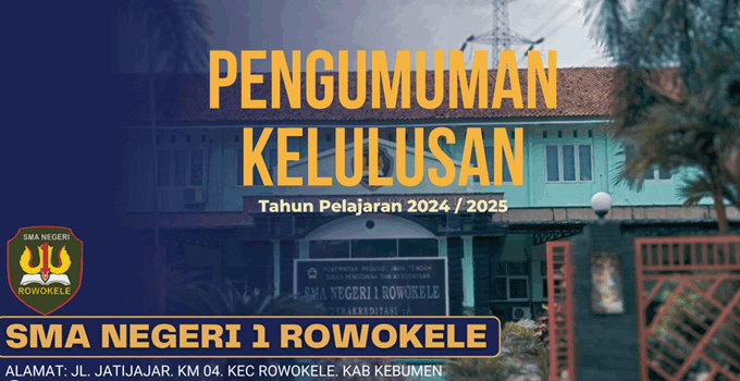 Informasi Kelulusan SMA Negeri 1 Rowokele Tahun 2025