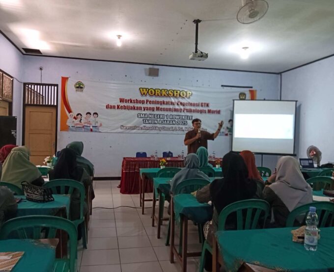Workshop Peningkatan Kompetensi GTK dan Kebijakan yang Menunjang Psikologis Murid SMA Negeri 1 Rowokele – Tahun Ajaran 2025.