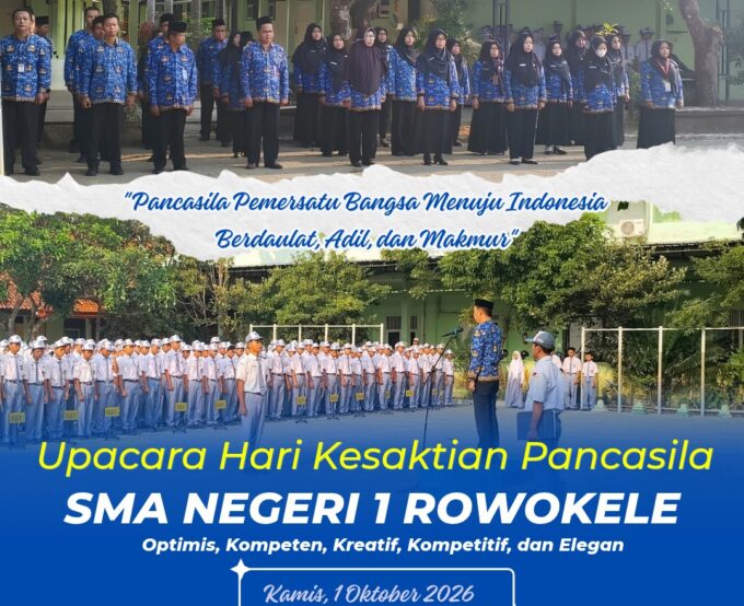 SMA Negeri 1 Rowokele Gelar Upacara Hari Kesaktian Pancasila 2026